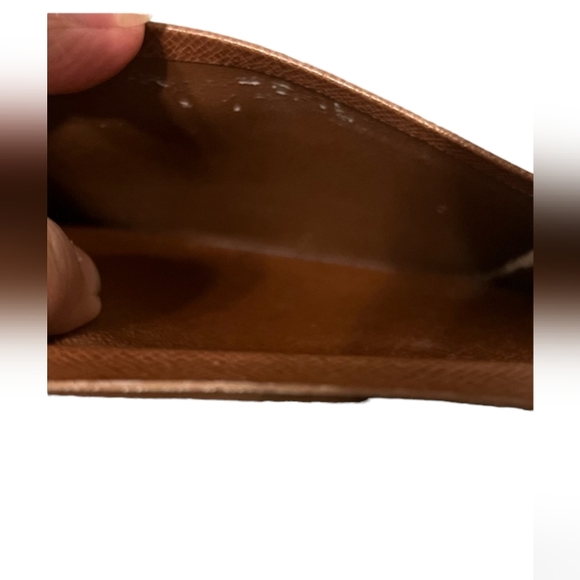 LOUIS VUITTON VINTAGE AUTHENTIC SIGNATURE MONOGRAM LEATHER WALLET EUC /UNISEX - Picture 5 of 8